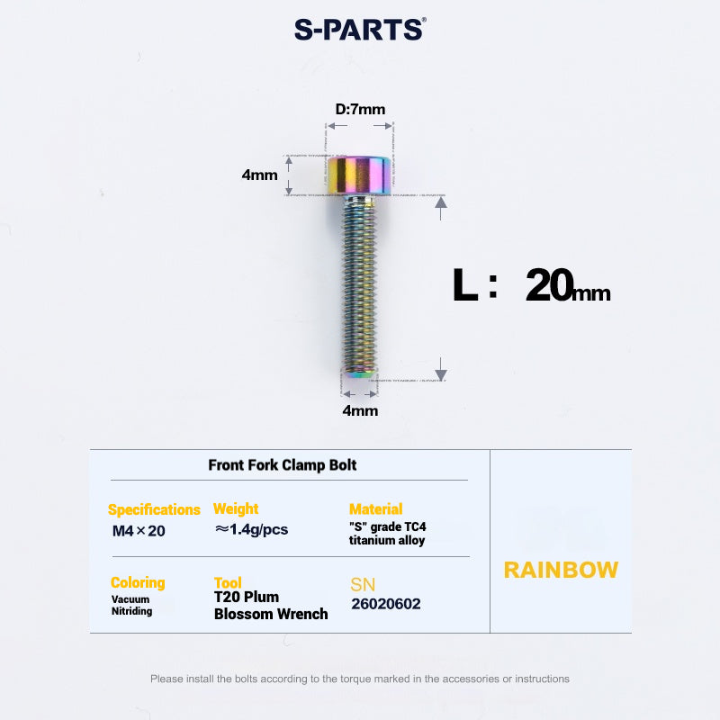 Cervélo S5 Titanium Bolt Kit – Full Frame Lightweight Upgrade Set | CNC TC4 Ti Bolts for Cervélo S5