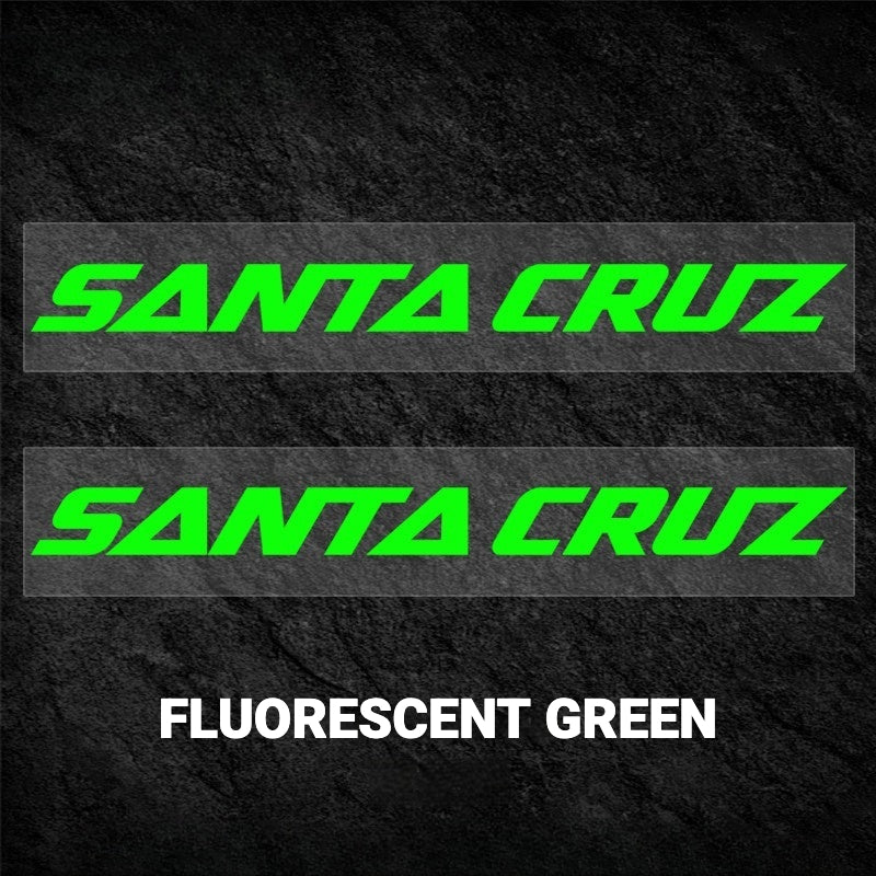 SANTA CRUZ Bronson Frame Logo Decal Kit | Custom Color Change MTB Sticker