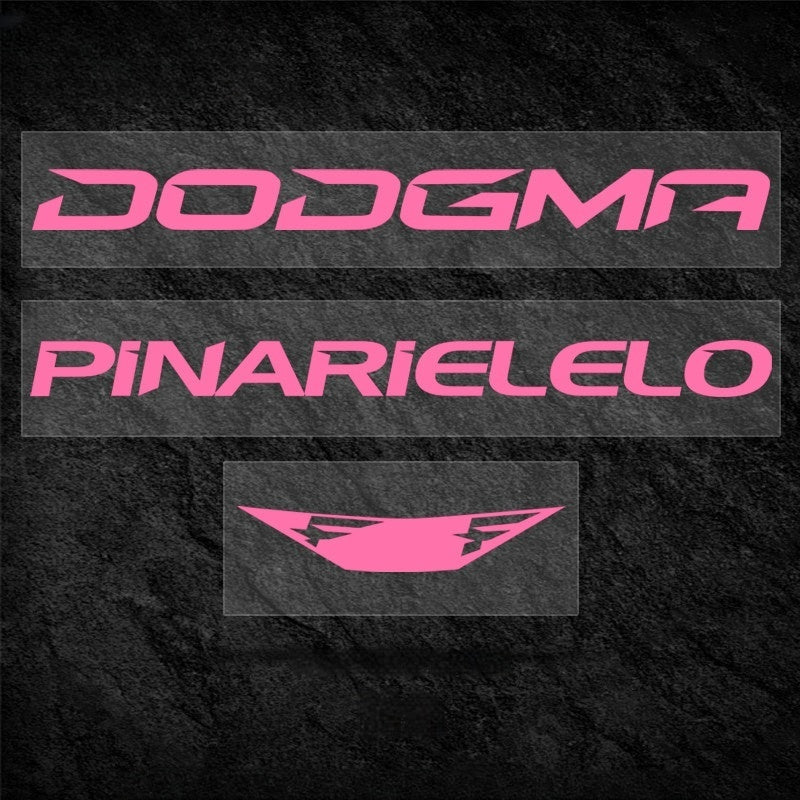 PINARELLO DOGMA F 2025/2026 Frame Logo Cover Decal Kit | 430–575mm | OEM Logo Overlay Stickers | Waterproof Vinyl Bike Frame Decals
