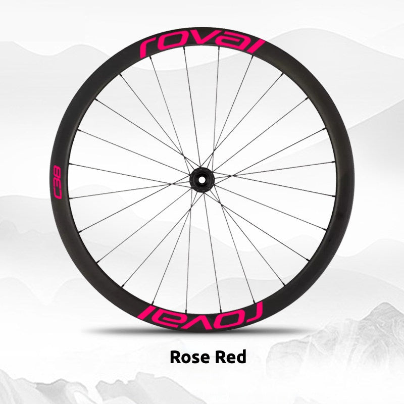 Roval C38 DISC Wheel Decals Sticker Kit for Specialized Roval Carbon W