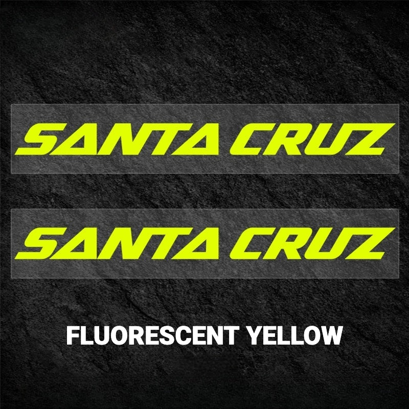 SANTA CRUZ Bronson Frame Logo Decal Kit | Custom Color Change MTB Sticker