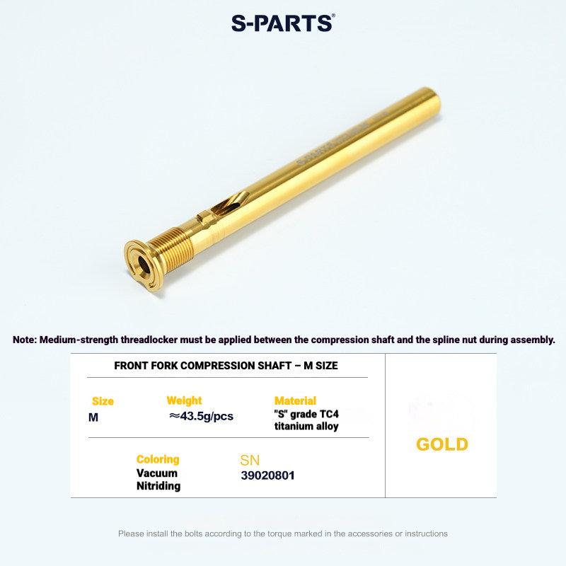 Titanium Headset Compression Plug Kit for Colnago Y1RS | Fork Compression Assembly XS S M L