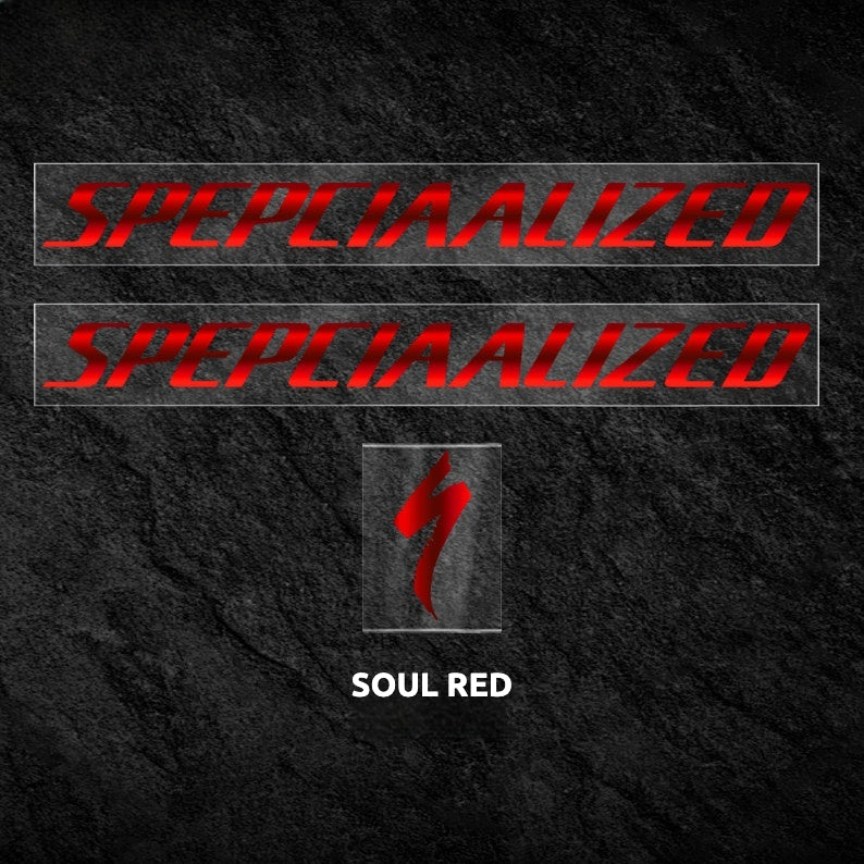 Specialized Tarmac SL7 Frame Logo Cover Decal Sticker | Waterproof Custom Road Bike Frame Decal