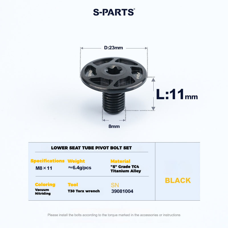 Specialized Epic 8 Suspension Bolt Kit | Full Pivot & Shock Hardware Set