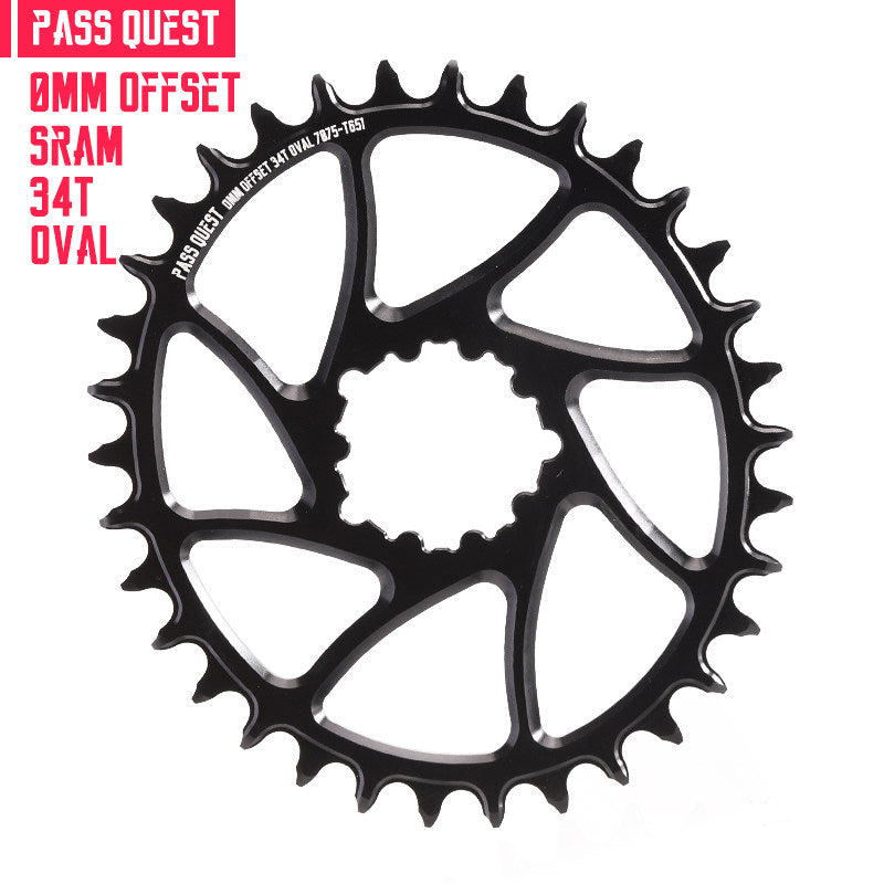 PASS QUEST SRAM 3-Bolt Direct-Mount Narrow-Wide Chainring | GXP DUB XX1 GX NX | 0mm Offset