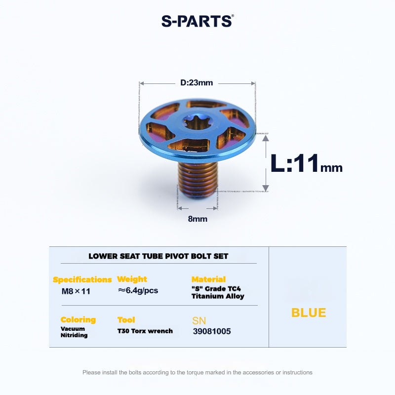 Specialized Epic 8 Suspension Bolt Kit | Full Pivot & Shock Hardware Set
