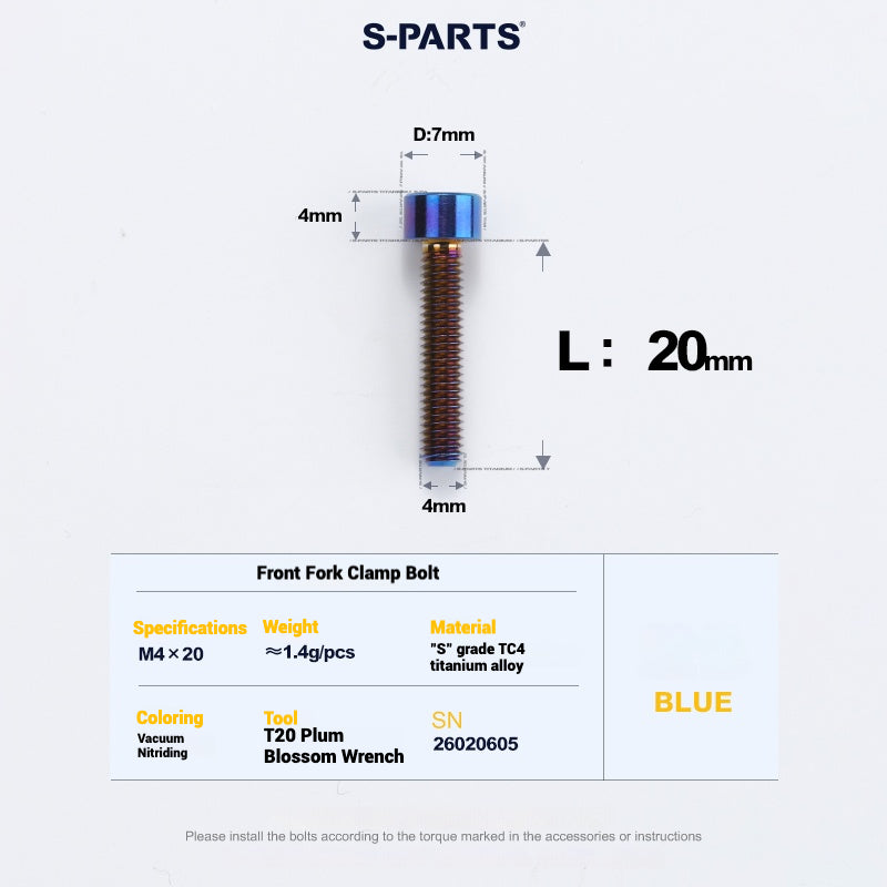 Cervélo S5 Titanium Bolt Kit – Full Frame Lightweight Upgrade Set | CNC TC4 Ti Bolts for Cervélo S5