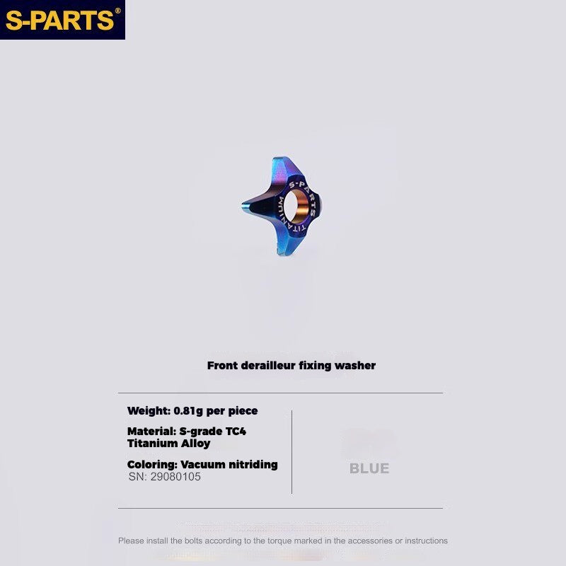 S-PARTS Titanium Derailleur Gear Screws Compatible with SRAM RED AXS