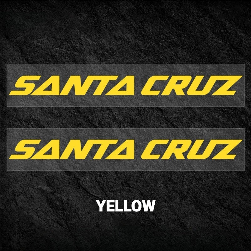 SANTA CRUZ Bronson Frame Logo Decal Kit | Custom Color Change MTB Sticker