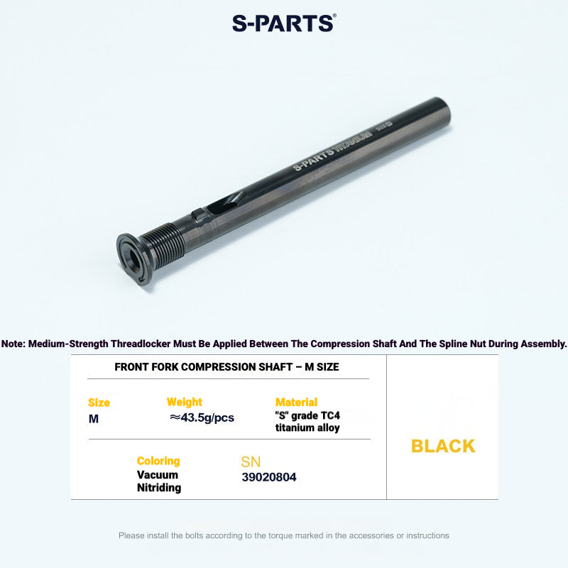 Titanium Headset Compression Plug Kit for Colnago Y1RS | Fork Compression Assembly XS S M L