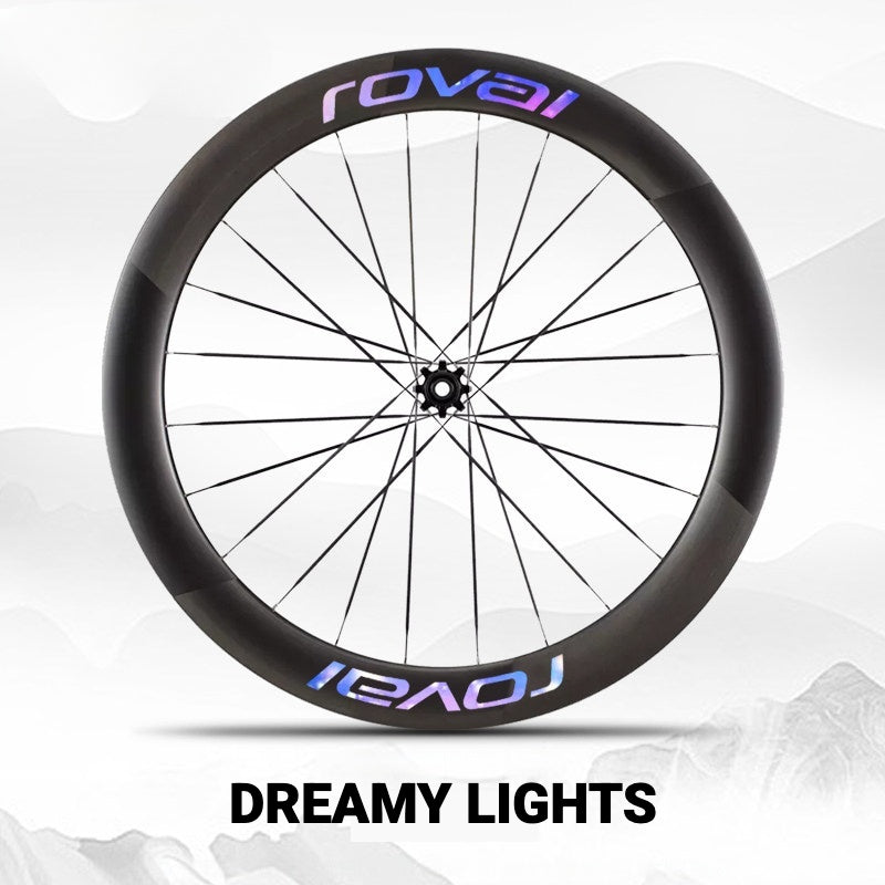 Specialized Roval Sprint CLX Wheel Decals | Custom Logo Color Change Overlay Stickers