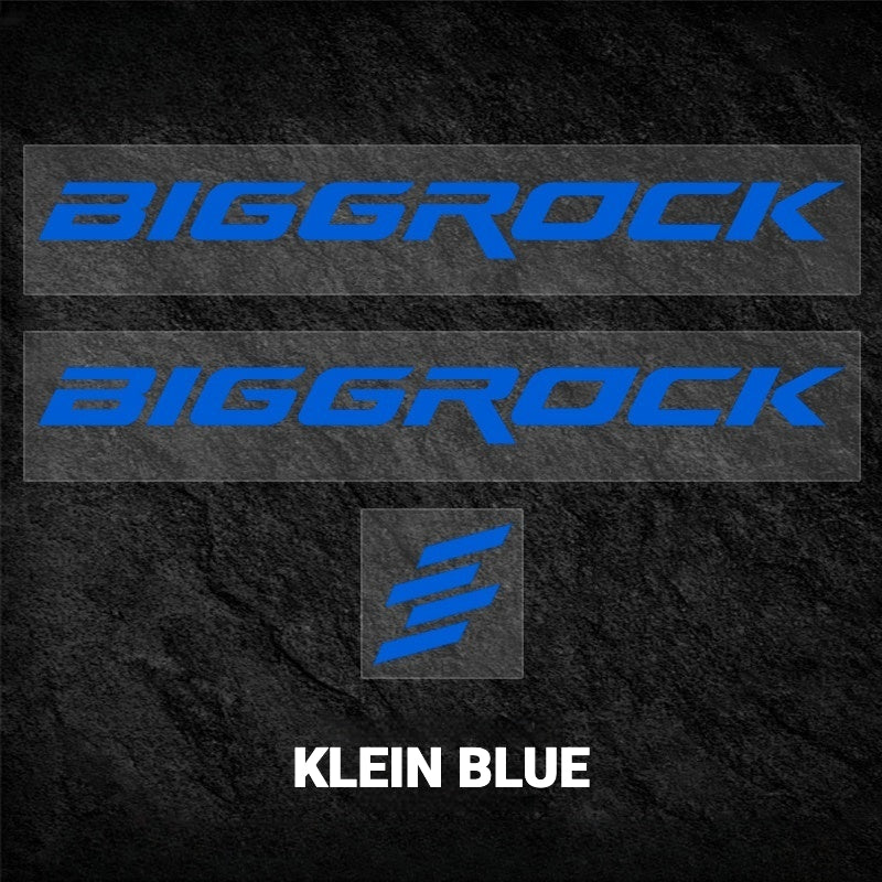 BIGROCK Aero Road Bike Frame Logo Decals | Custom Waterproof OEM Style Color Change Stickers
