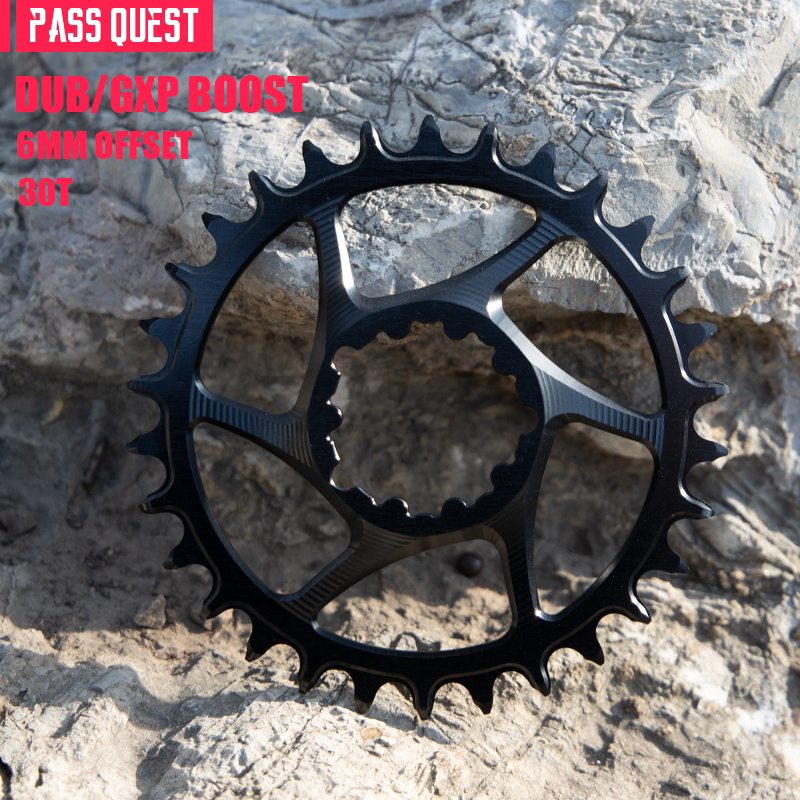 PASS QUEST SRAM 3-Bolt Direct-Mount Narrow-Wide Chainring | GXP DUB | 3mm / 6mm Offset