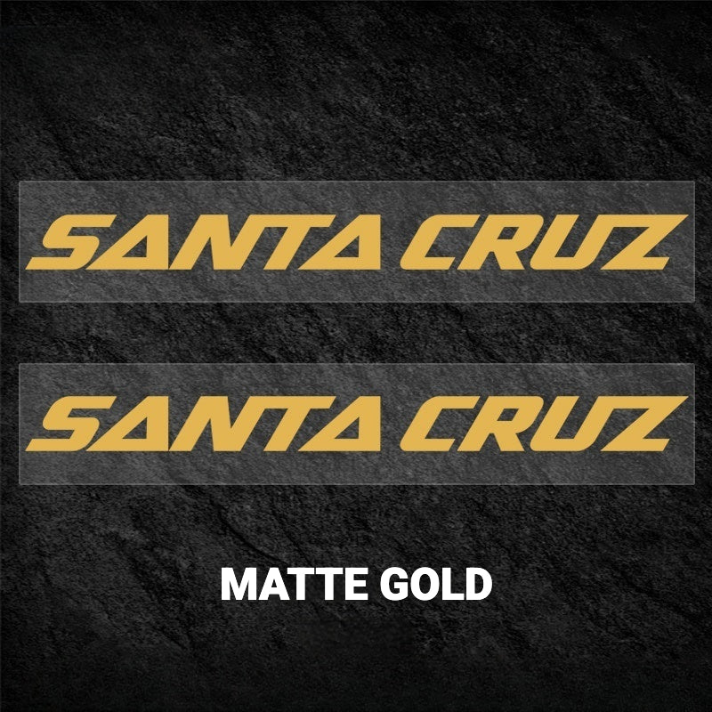 SANTA CRUZ Bronson Frame Logo Decal Kit | Custom Color Change MTB Sticker