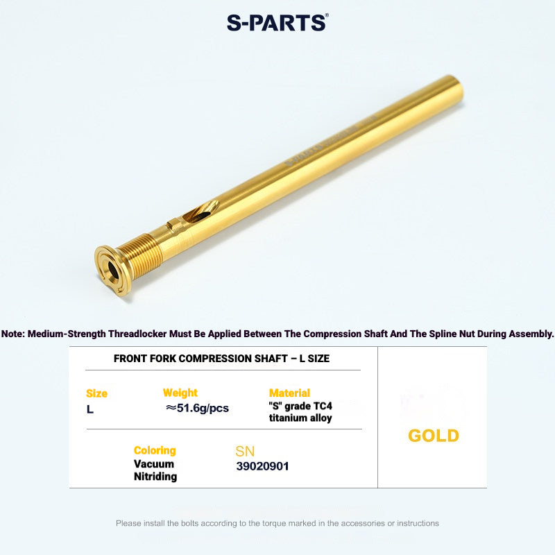 Titanium Headset Compression Plug Kit for Colnago Y1RS | Fork Compression Assembly XS S M L