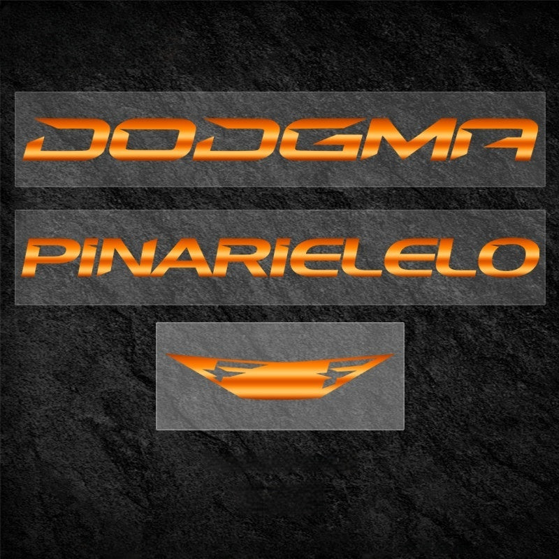 PINARELLO DOGMA F 2025/2026 Frame Logo Cover Decal Kit | 430–575mm | OEM Logo Overlay Stickers | Waterproof Vinyl Bike Frame Decals