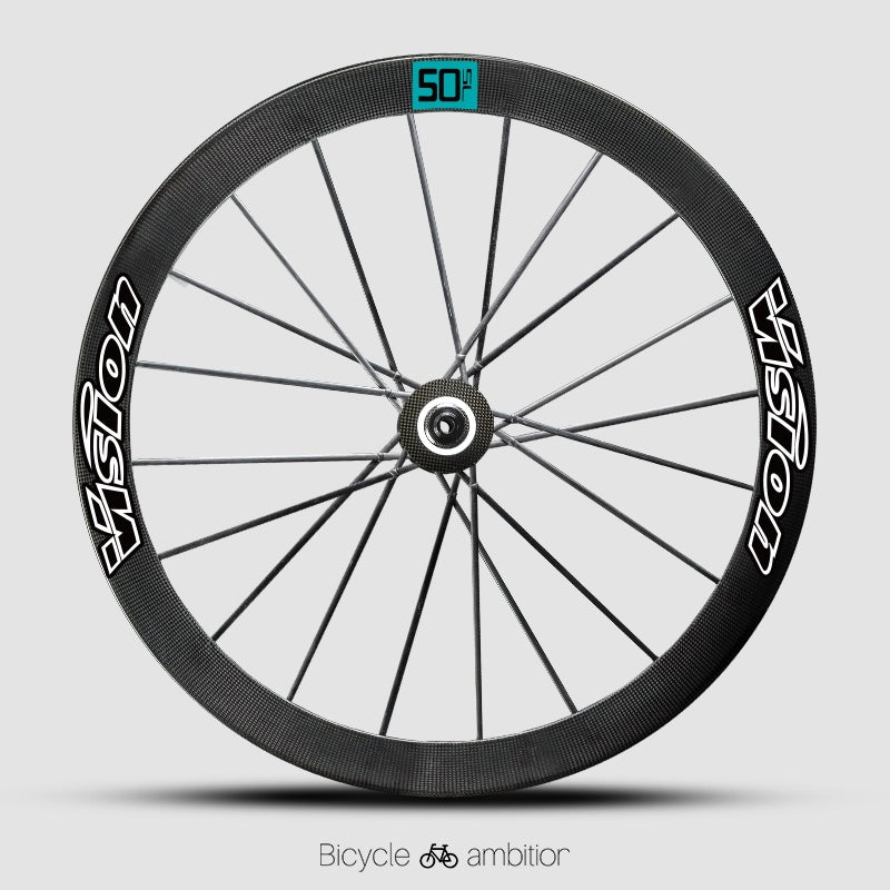 VISION METRON SL60 / SL45 Rim Decal Kit – 1-Wheel Set + 1 Spare Strip (Order 2 for Full Bike)