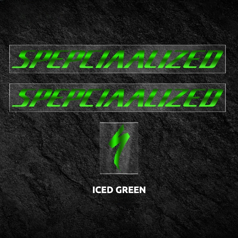 Specialized Tarmac SL7 Frame Logo Cover Decal Sticker | Waterproof Custom Road Bike Frame Decal