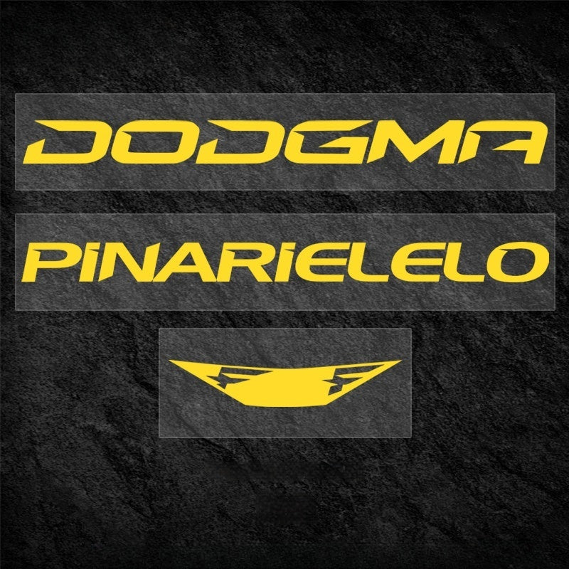 PINARELLO DOGMA F 2025/2026 Frame Logo Cover Decal Kit | 430–575mm | OEM Logo Overlay Stickers | Waterproof Vinyl Bike Frame Decals