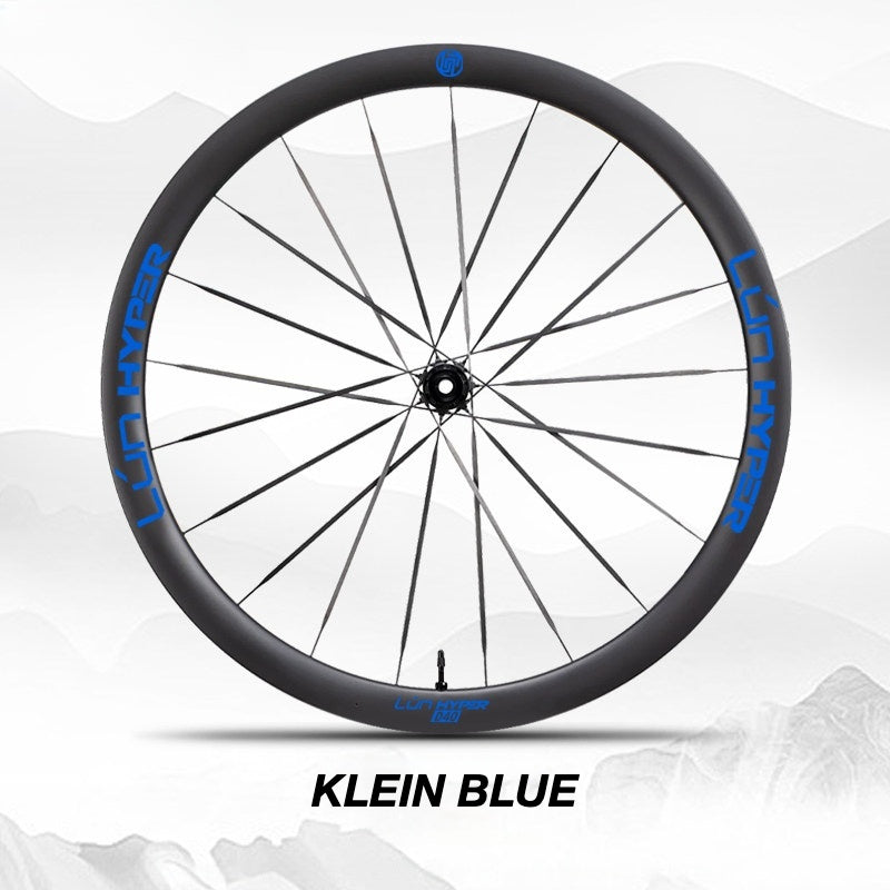 Infinity Logo Decals for Lún HYPER 5 D40 Gen 5 Wheelset | Waterproof Rim Overlay Stickers（Complete Decal Set for Two Wheels + Spare Decals Included）