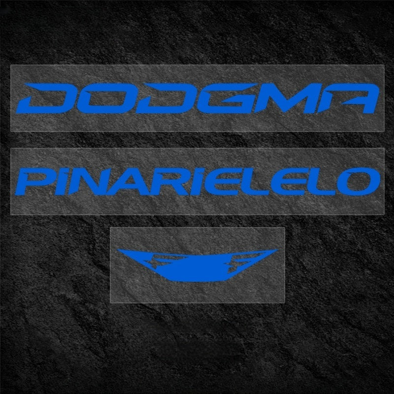 PINARELLO DOGMA F 2025/2026 Frame Logo Cover Decal Kit | 430–575mm | OEM Logo Overlay Stickers | Waterproof Vinyl Bike Frame Decals