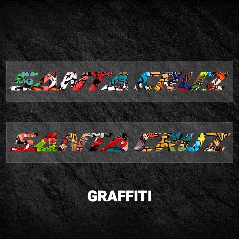 SANTA CRUZ Bronson Frame Logo Decal Kit | Custom Color Change MTB Sticker