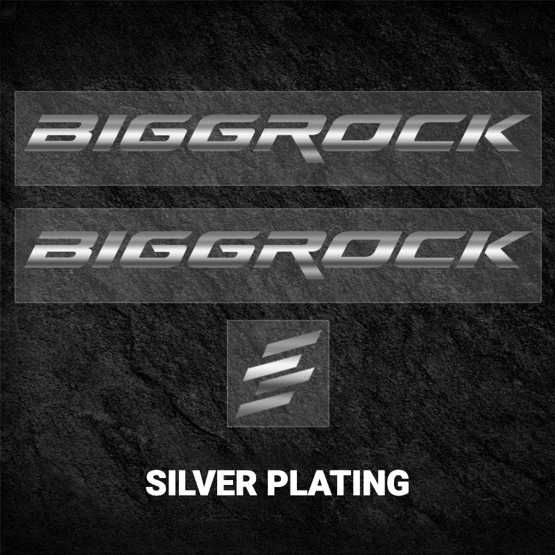 BIGROCK Aero Road Bike Frame Logo Decals | Custom Waterproof OEM Style Color Change Stickers