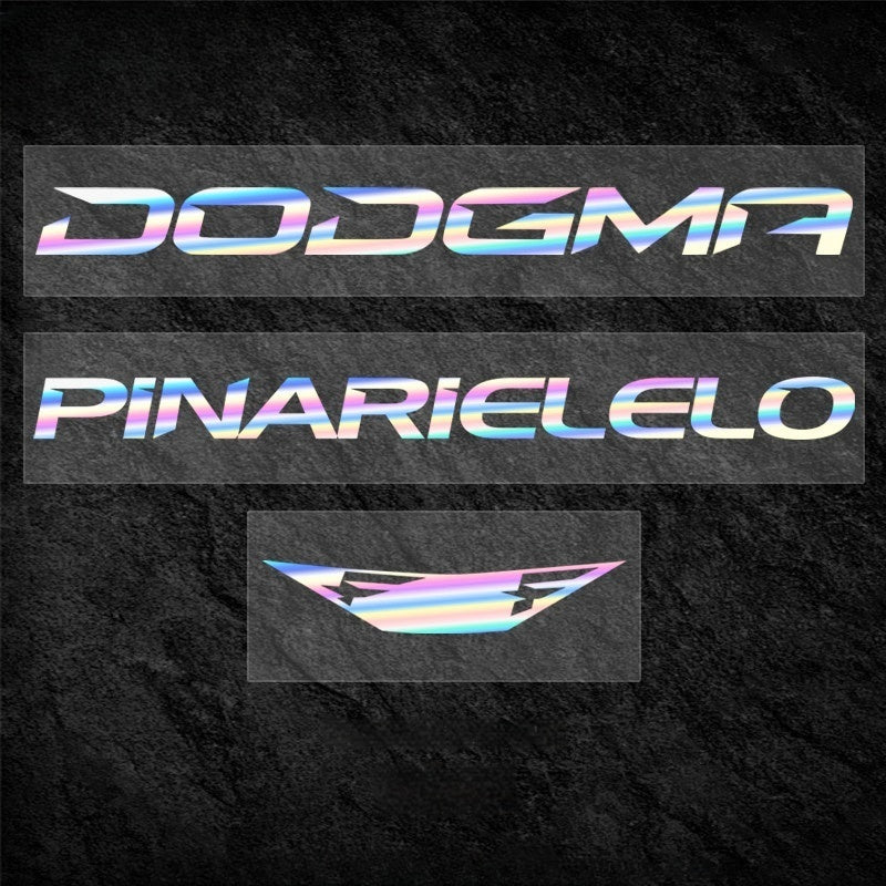 PINARELLO DOGMA F 2025/2026 Frame Logo Cover Decal Kit | 430–575mm | OEM Logo Overlay Stickers | Waterproof Vinyl Bike Frame Decals