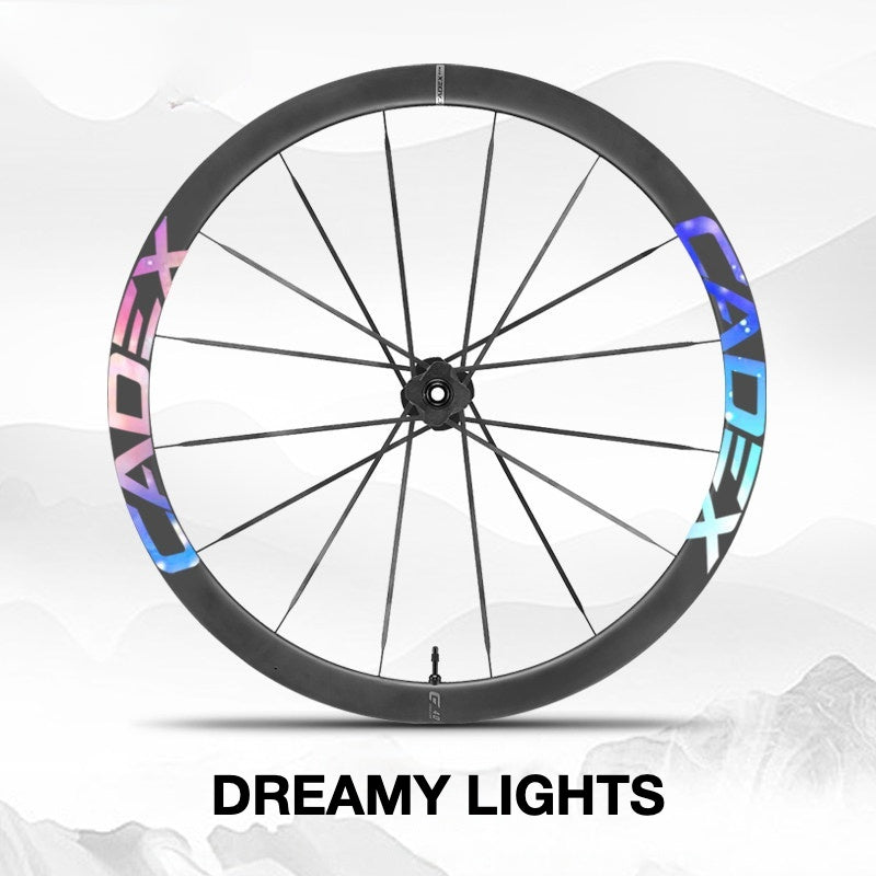 Cadex MAX 40 Wheel Decal Sticker Kit – Logo Cover & Color Customization