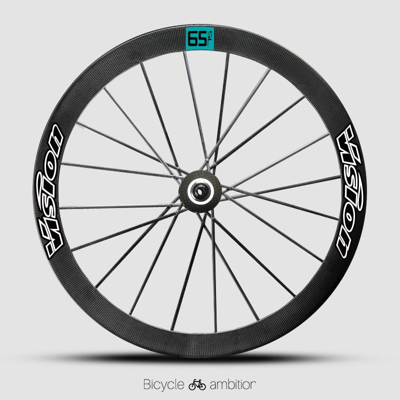 VISION METRON SL60 / SL45 Rim Decal Kit – 1-Wheel Set + 1 Spare Strip (Order 2 for Full Bike)