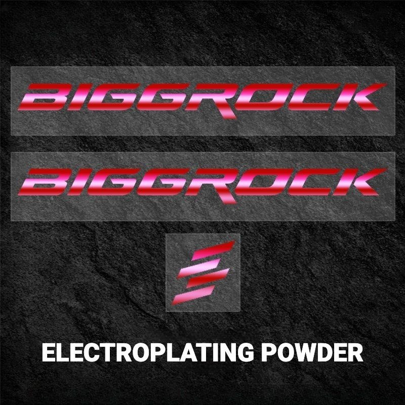 BIGROCK Aero Road Bike Frame Logo Decals | Custom Waterproof OEM Style Color Change Stickers