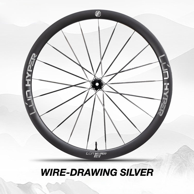 Infinity Logo Decals for Lún HYPER 5 D40 Gen 5 Wheelset | Waterproof Rim Overlay Stickers（Complete Decal Set for Two Wheels + Spare Decals Included）