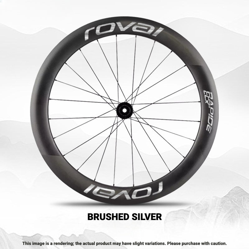 ROVAL RAPIDE CLX II Logo Color Change Sticker | Waterproof | Full Set for Two Wheels + Backup Included