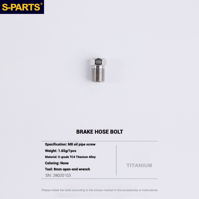 S-PARTS Titanium Bolt Upgrade Kit for SRAM MAVEN Brakes | CNC Precision | Lightweight | Full Color Options