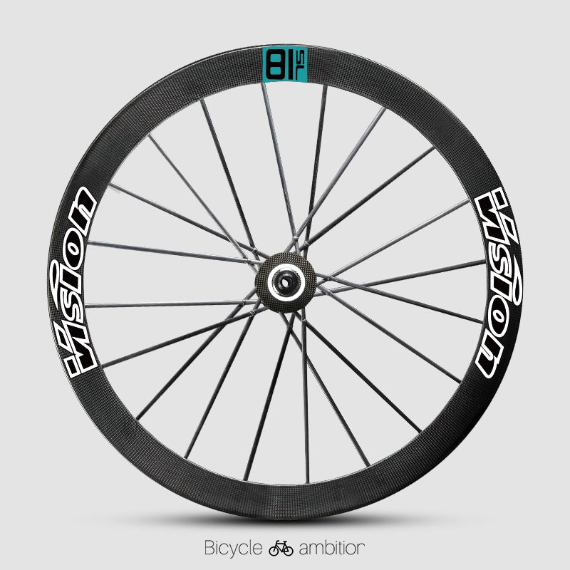 VISION METRON SL60 / SL45 Rim Decal Kit – 1-Wheel Set + 1 Spare Strip (Order 2 for Full Bike)