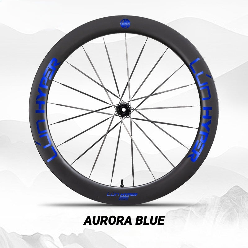 Infinity Logo Decals for Lún HYPER 5 D60 Gen 5 Wheelset | Waterproof Rim Overlay Stickers（Complete Decal Set for Two Wheels + Spare Decals Included）