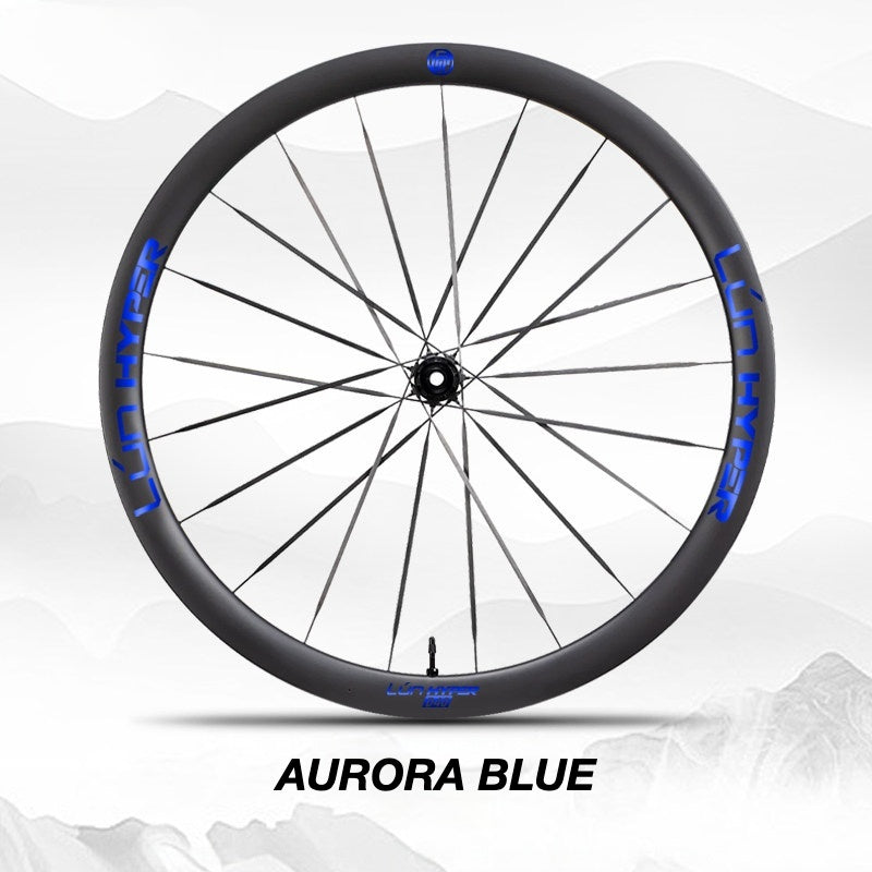 Infinity Logo Decals for Lún HYPER 5 D40 Gen 5 Wheelset | Waterproof Rim Overlay Stickers（Complete Decal Set for Two Wheels + Spare Decals Included）
