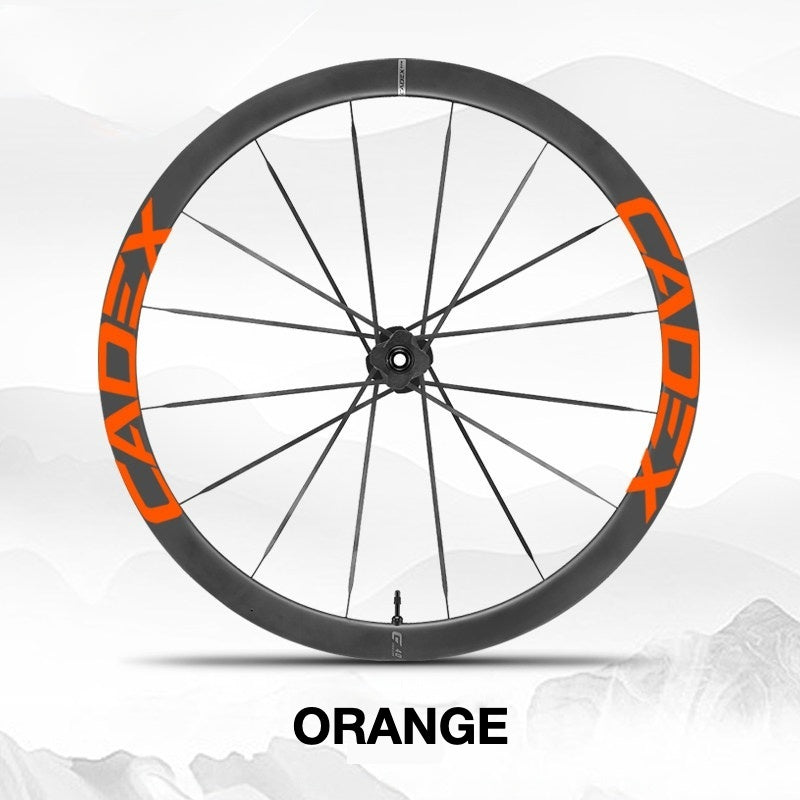 Cadex MAX 40 Wheel Decal Sticker Kit – Logo Cover & Color Customization