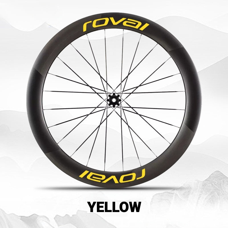 Specialized Roval Sprint CLX Wheel Decals | Custom Logo Color Change Overlay Stickers