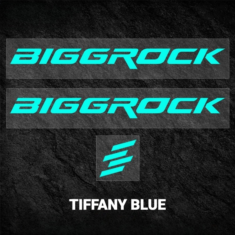BIGROCK Aero Road Bike Frame Logo Decals | Custom Waterproof OEM Style Color Change Stickers