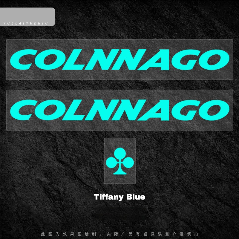 Colnago Y1RS Down Tube Logo Color Decal｜Waterproof & UV Resistant｜Custom Options Available