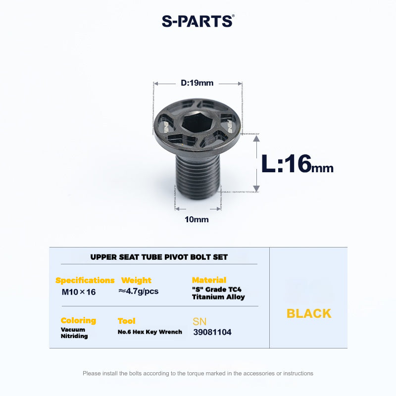 Specialized Epic 8 Suspension Bolt Kit | Full Pivot & Shock Hardware Set