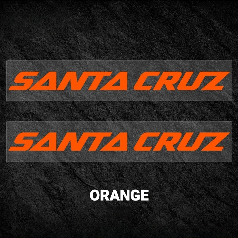 SANTA CRUZ Bronson Frame Logo Decal Kit | Custom Color Change MTB Sticker