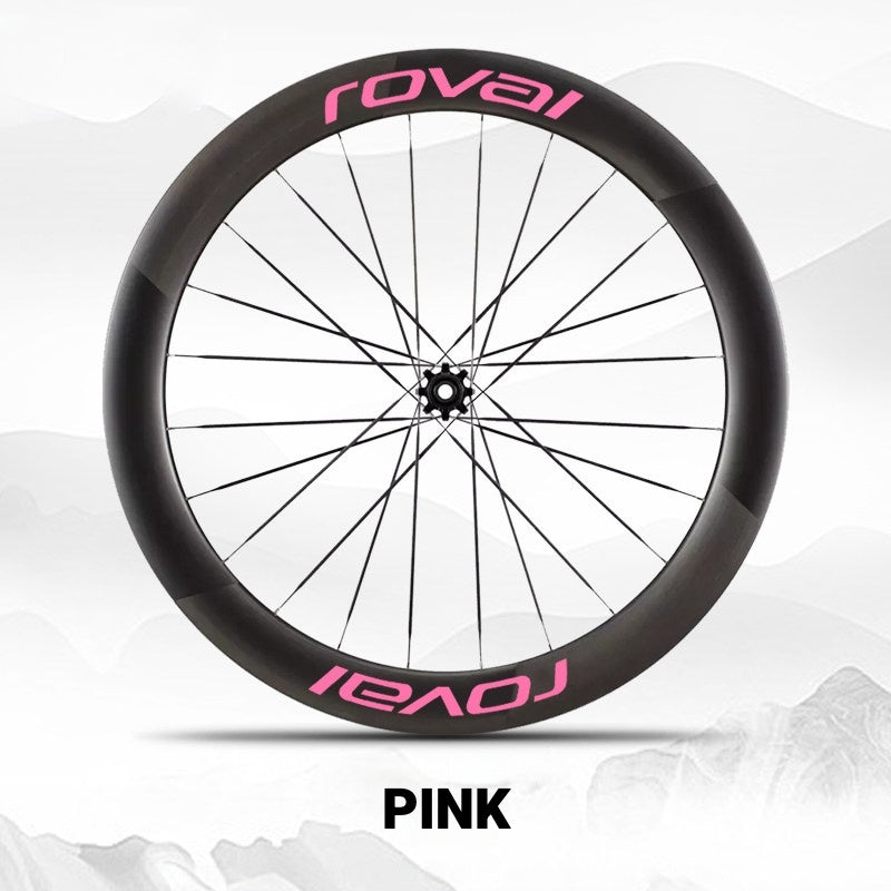 Specialized Roval Sprint CLX Wheel Decals | Custom Logo Color Change Overlay Stickers