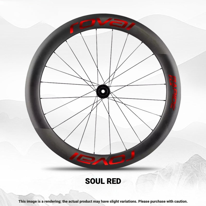 ROVAL RAPIDE CLX II Logo Color Change Sticker | Waterproof | Full Set for Two Wheels + Backup Included