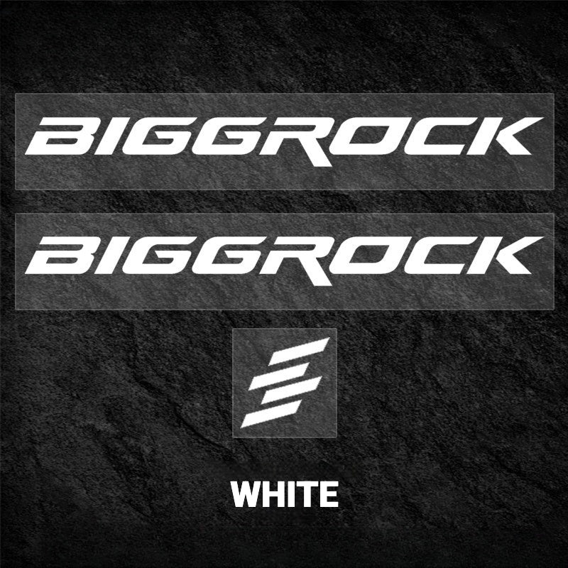 BIGROCK Aero Road Bike Frame Logo Decals | Custom Waterproof OEM Style Color Change Stickers