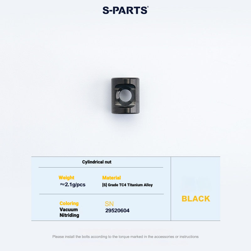 S-PARTS 3DAM Titanium 3D Printed Seatpost Hardware Kit for CERVÉLO S5 (2026 Compatible)