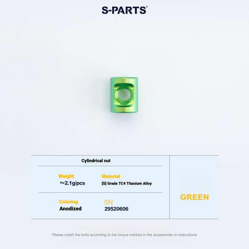 S-PARTS 3DAM Titanium 3D Printed Seatpost Hardware Kit for CERVÉLO S5 (2026 Compatible)