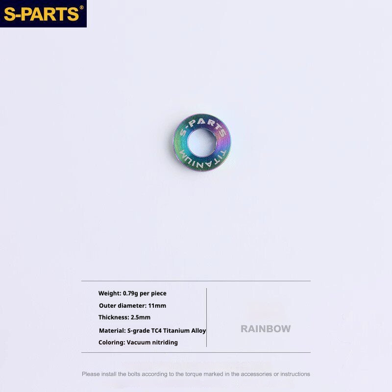 S-PARTS 로드 바이크 디스크 브레이크 티타늄 합금 나사 세트, SRAM RED Force Rival 12단 AXS용