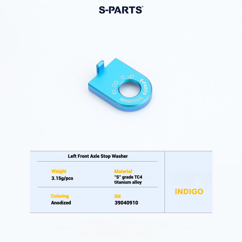 S-PARTS Titanium Bolt Upgrade Kit for Brompton | TC4 CNC Lightweight Frame & Hinge Hardware Set
